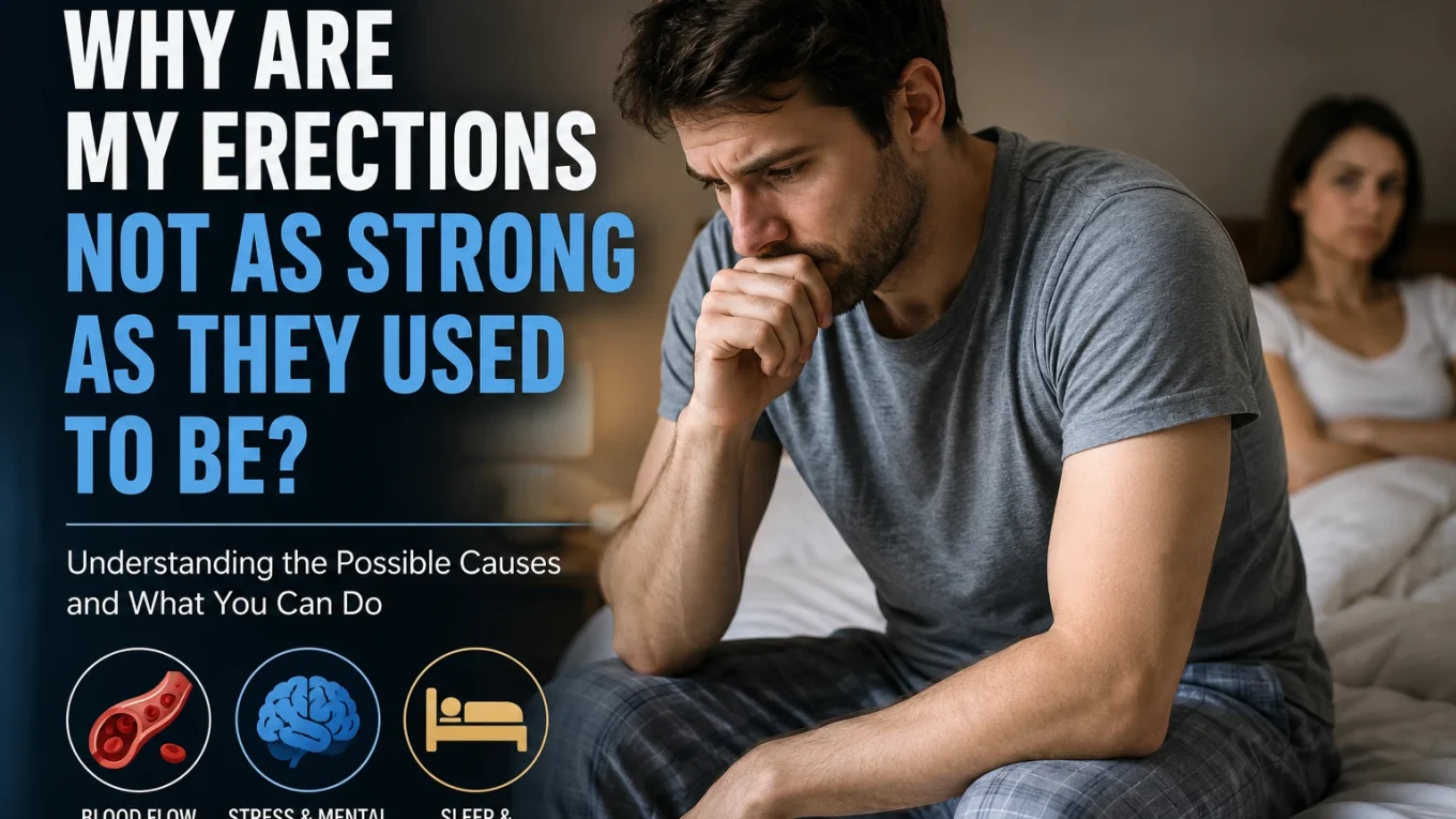 Man concerned about weaker erections and changes in erection quality